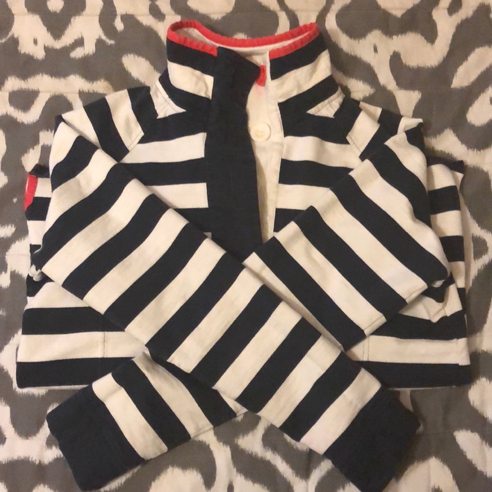 Striped Blue and White Women's Sweater